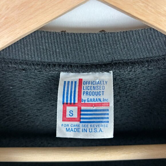 New Orleans Saints NFL Crewneck Small Black Gold 90s Sweatshirt Graphic Jumper - Picture 5 of 6